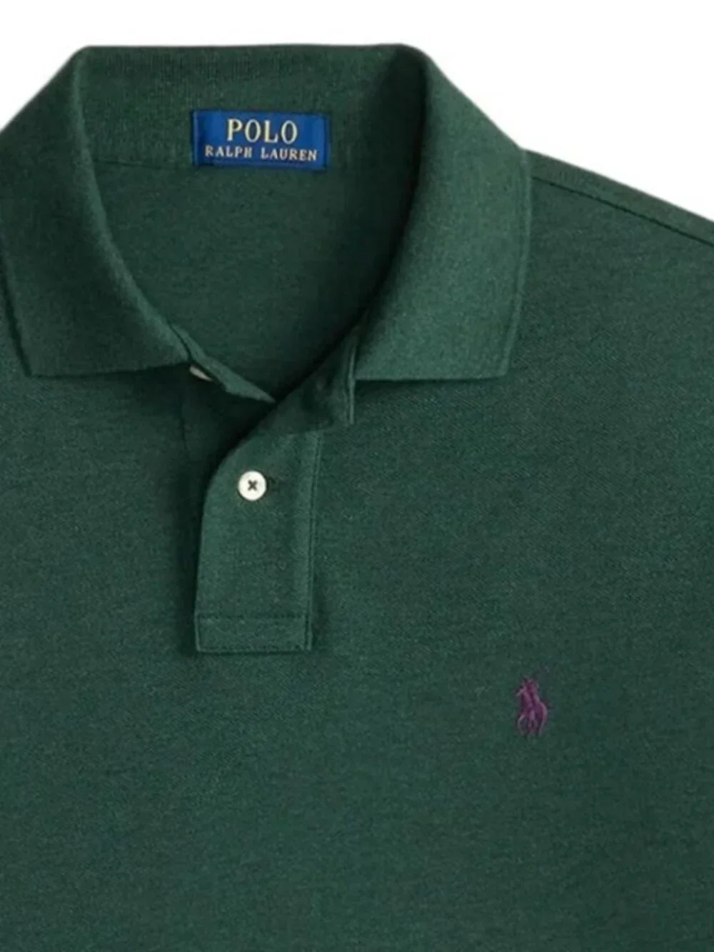 NEW POLO RALPH LAUREN Long Sleeve Polo Shirt LT Tall Green MSRP: $170 Cotton